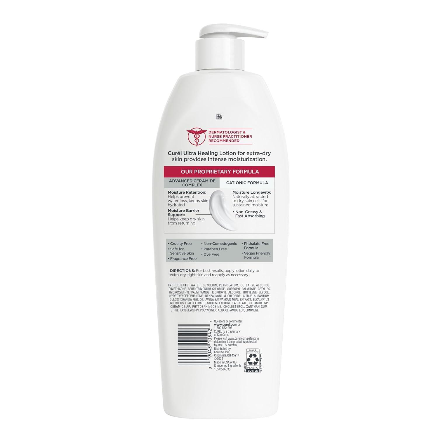 image:imageCurel Ultra Healing Intensive FragranceFree Lotion For ExtraDry Skin Dermatologist Recommended Ideal for Sensitive Skin Cruelty Free Paraben Free 1 Oz Pack of 3013 Fl Oz Pack of 3