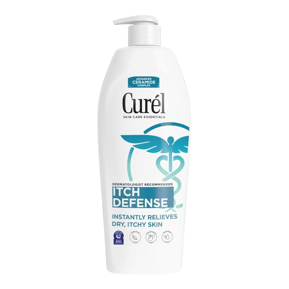 image:imageCurel Itch Defense Calming Body Lotion Moisturizer for Dry Itchy Skin Body and Hand Lotion with Advanced Ceramide Complex ProVitamin B5 Shea Butter 20 Oz13 Fl Oz Pack of 1