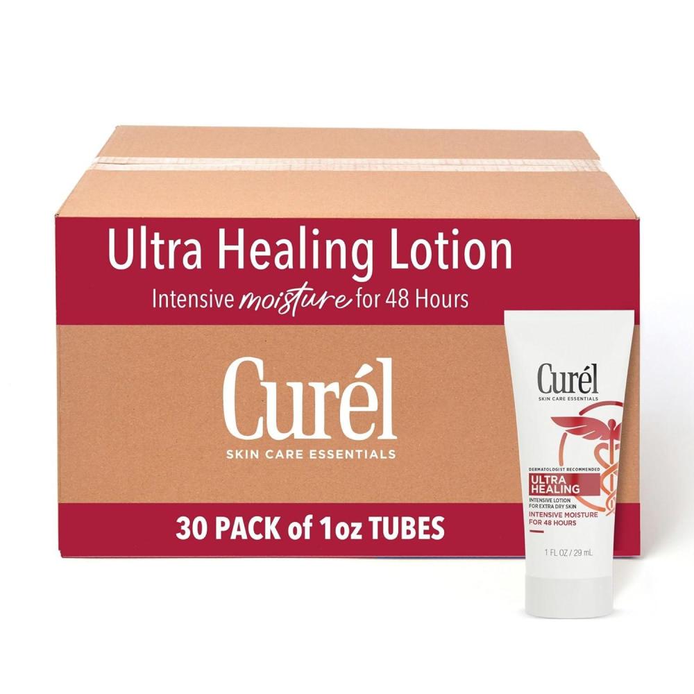 image:imageCurel Ultra Healing Intensive FragranceFree Lotion For ExtraDry Skin Dermatologist Recommended Ideal for Sensitive Skin Cruelty Free Paraben Free 1 Oz Pack of 301 Fl Oz Pack of 30