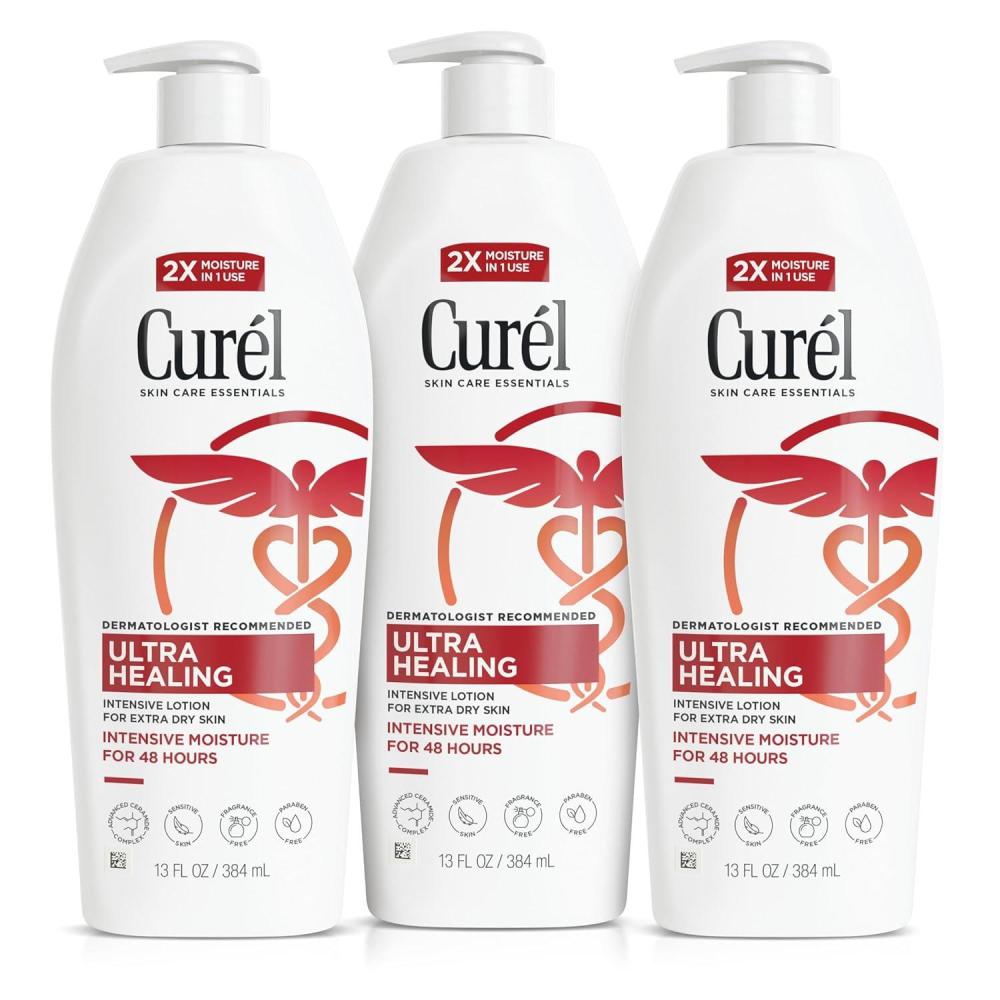image:imageCurel Ultra Healing Intensive FragranceFree Lotion For ExtraDry Skin Dermatologist Recommended Ideal for Sensitive Skin Cruelty Free Paraben Free 1 Oz Pack of 3013 Fl Oz Pack of 3