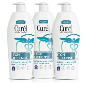 Curel Itch Defense Calming Body Lotion, Moisturizer for Dry, Itchy Skin, Body and Hand Lotion, with Advanced Ceramide Complex, Pro-Vitamin B5, Shea Butter, 20 Oz(13 Fl Oz (Pack of 3))