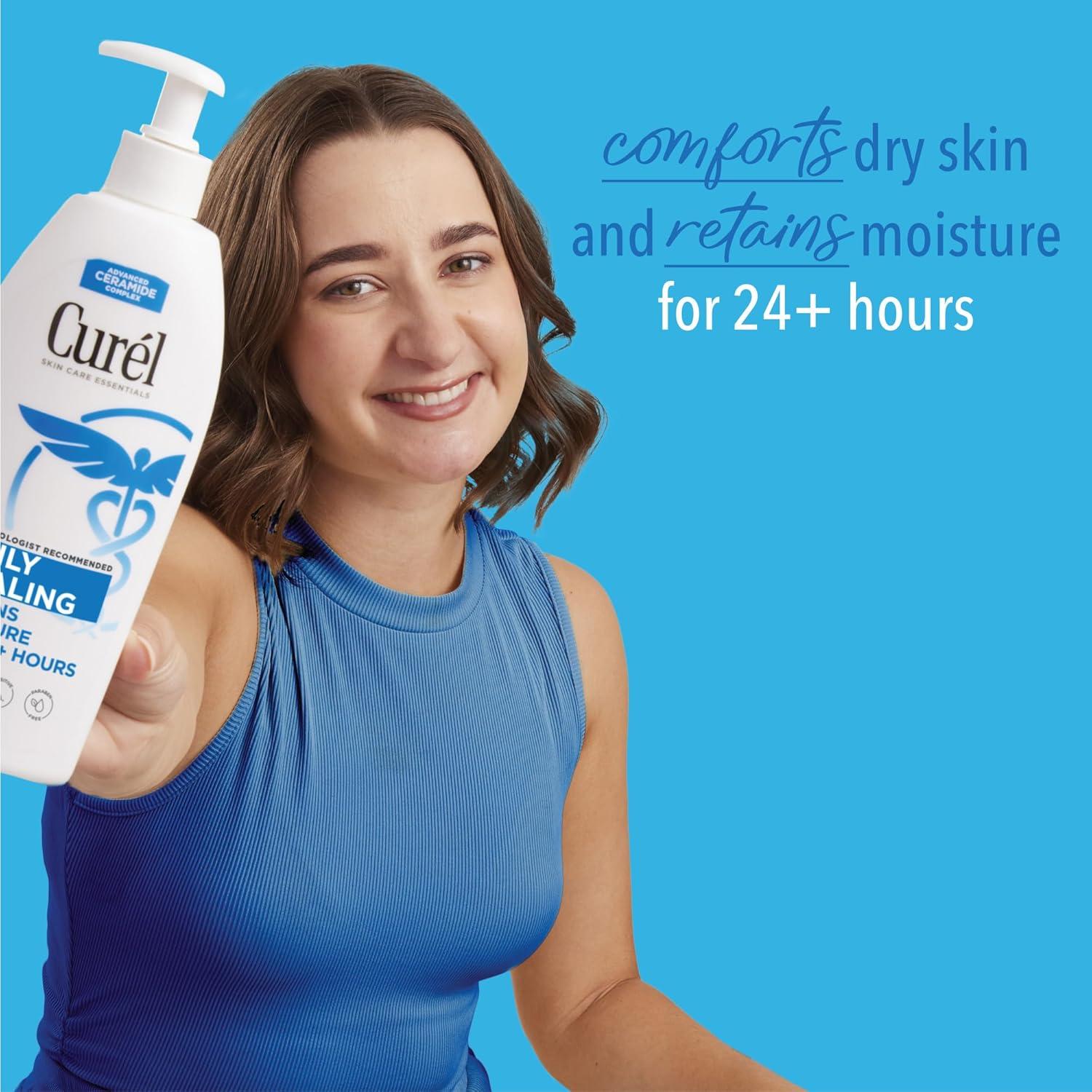 image:imageCurel Daily Healing Body Lotion for Dry Skin Hydrating Body Lotion with Advanced Ceramides Complex Dermatologist Recommended 13 Oz Pack of 3