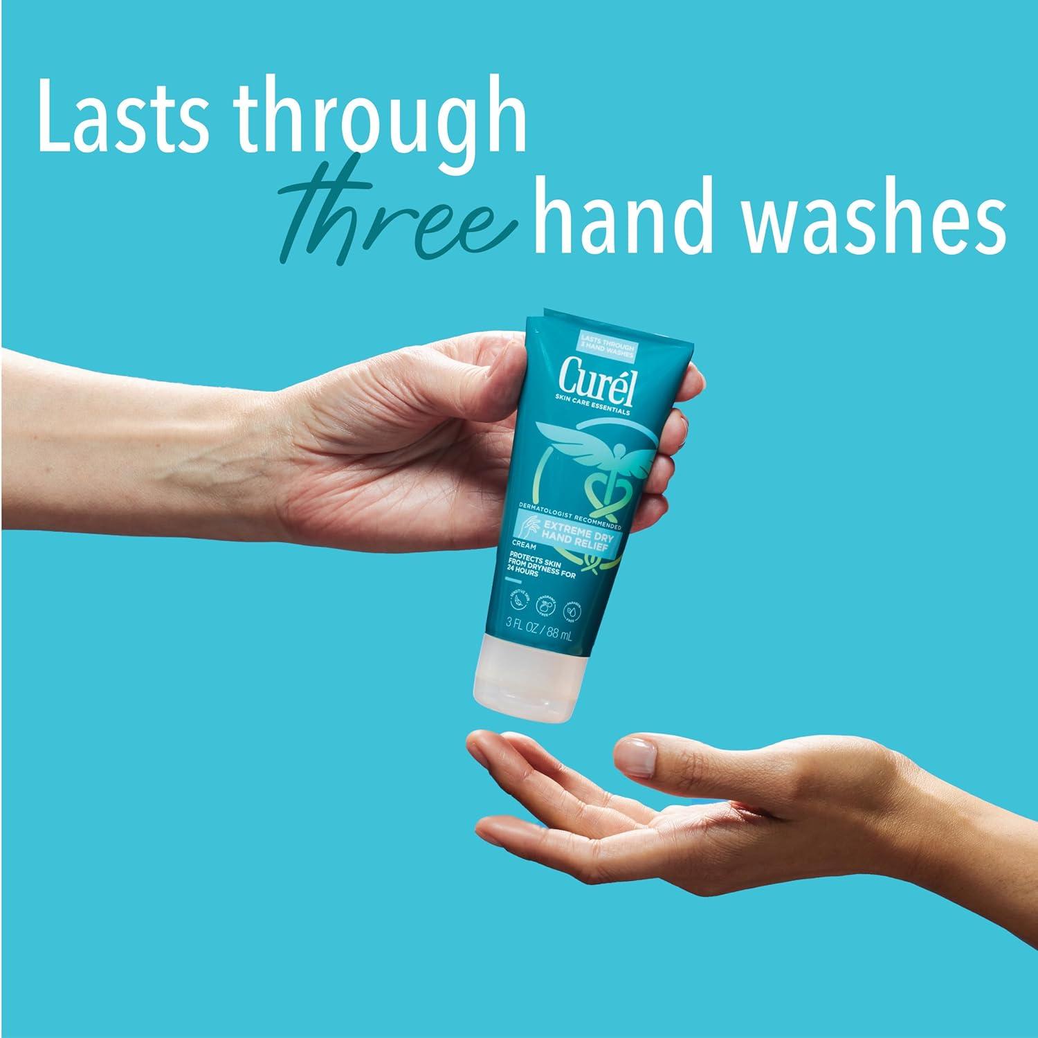 image:imageCurel Extreme Dry Hand Relief Dermatologist Recommended LongLasting Cream For Dry Hands Paraben Free FragranceFree Hand Lotion 3 Oz3 Fl Oz Pack of 1