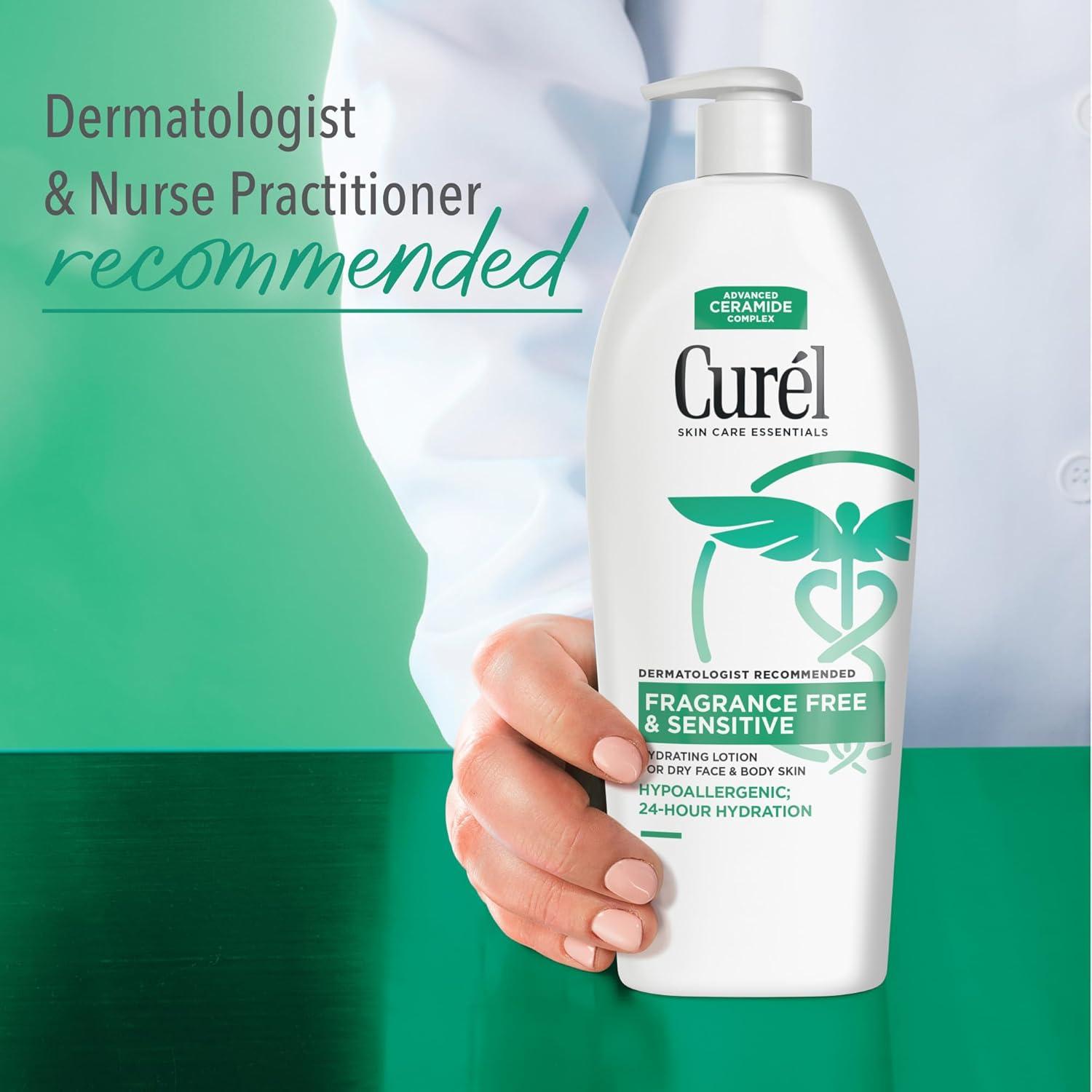 image:imageCurel Fragrance Free Comforting Body Lotion Unscented Dry Skin Moisturizer for Sensitive Skin with Advanced Ceramide Complex Repairs Moisture Barrier 20 oz13 Fl Oz Pack of 1