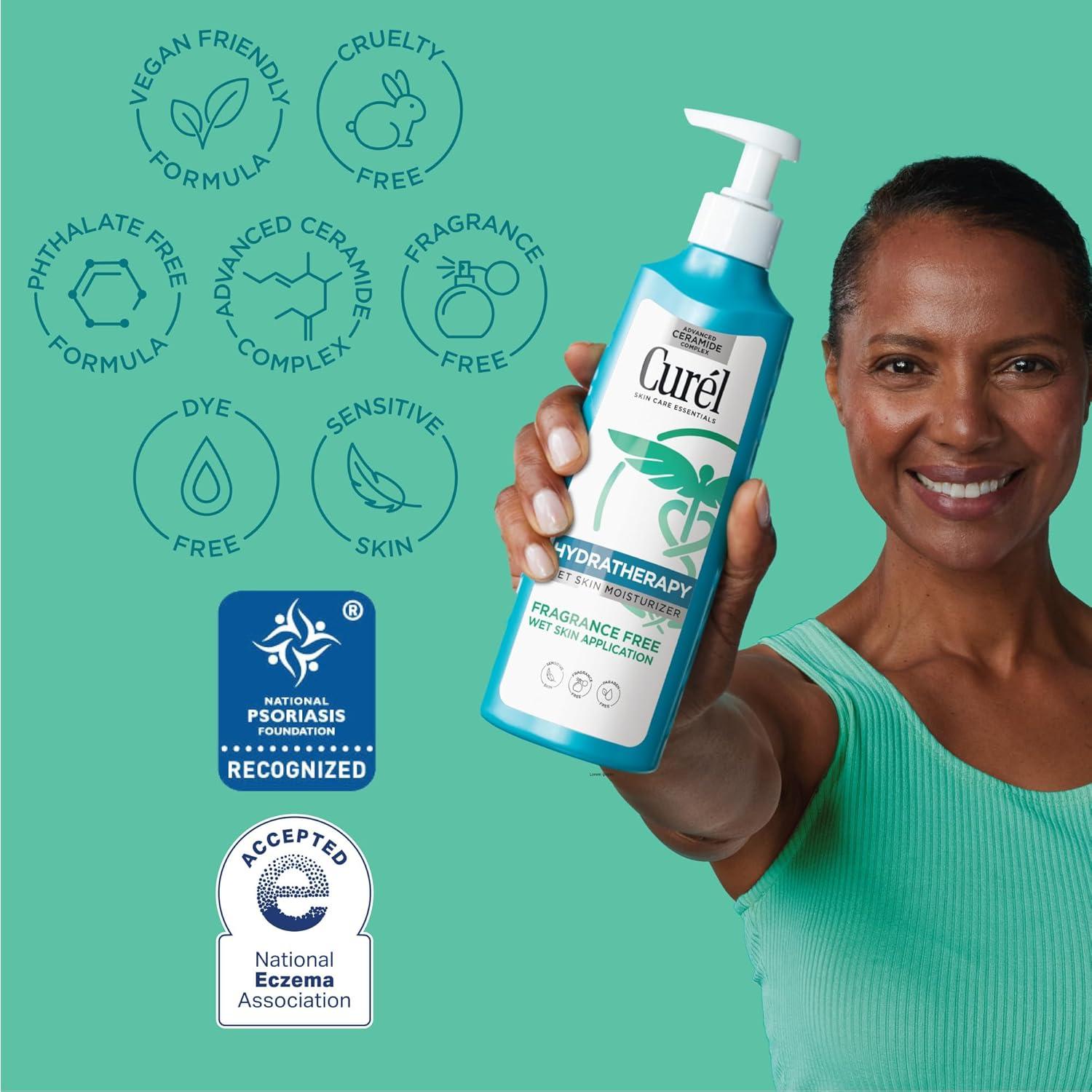 image:imageCurel Hydra Therapy In Shower Lotion Itch Defense Body Moisturizer with Advanced Ceramide Complex Vitamin E amp Oatmeal Extract 12 OzUnscented