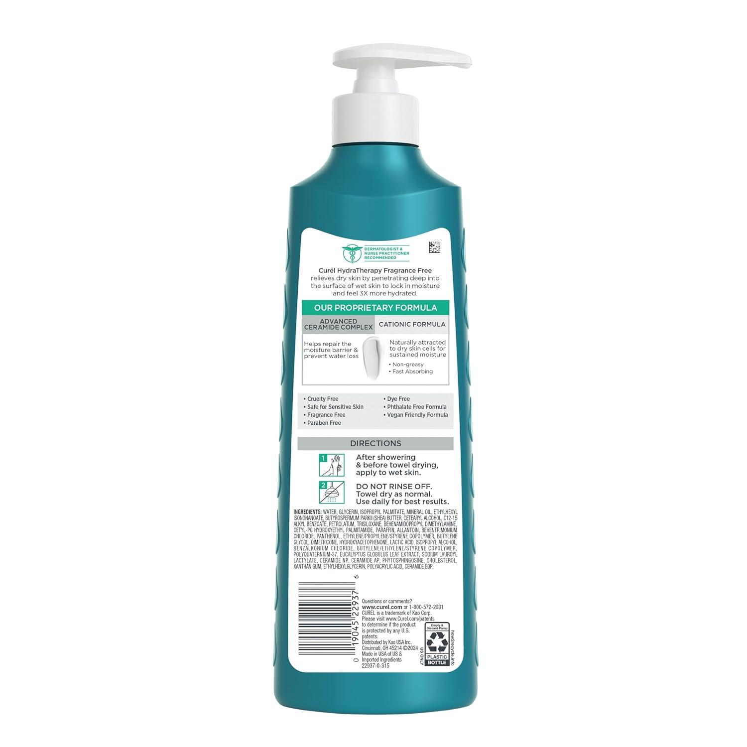 image:imageCurel Hydra Therapy In Shower Lotion Itch Defense Body Moisturizer with Advanced Ceramide Complex Vitamin E amp Oatmeal Extract 12 OzUnscented