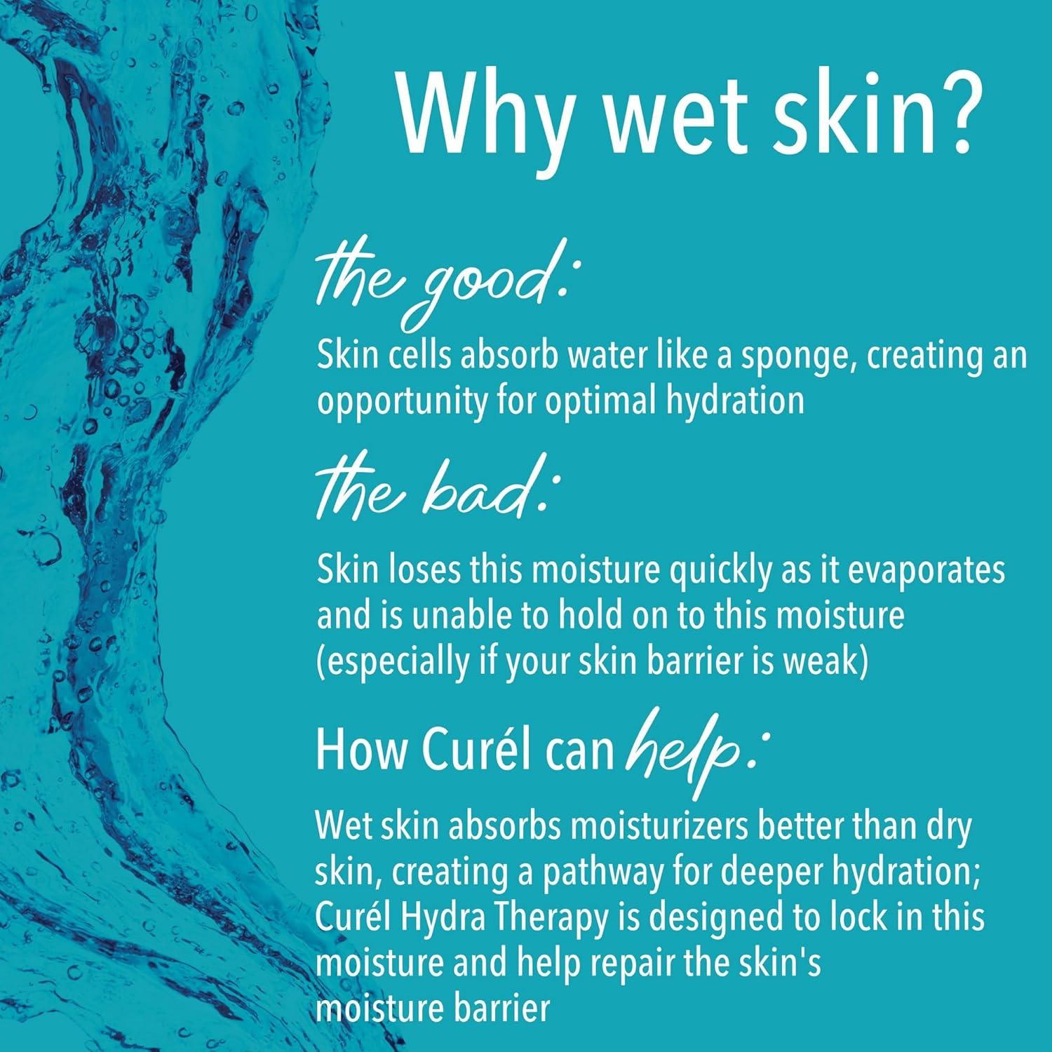 image:imageCurel Hydra Therapy Itch Defense Moisturizer Wet Skin Lotion with Advanced Ceramide Complex Vitamin E amp Oatmeal Extract Helps to Repair Moisture Barrier 12 Oz