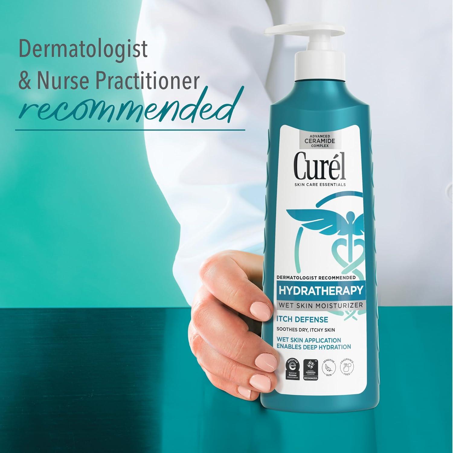 image:imageCurel Hydra Therapy Itch Defense Moisturizer Wet Skin Lotion with Advanced Ceramide Complex Vitamin E amp Oatmeal Extract Helps to Repair Moisture Barrier 12 Oz