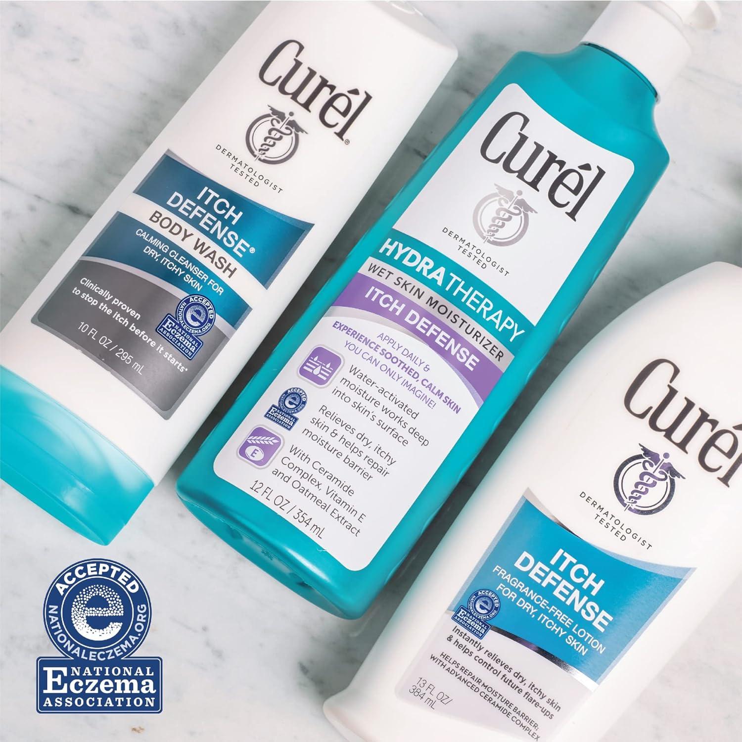 image:imageCurel Itch Defense Calming Daily Cleanser Body Wash Soapfree Formula for Dry Itchy Skin with Hydrating Jojoba and Olive Oil 10 OzUnscented