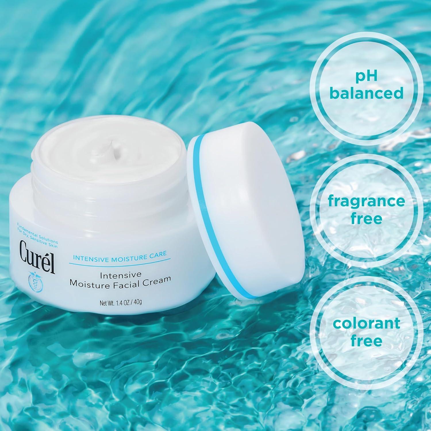 image:imageCurel Japanese Skin Care AntiWrinkle Hydrating Serum Lightweight Serum Fragrance Free amp Colorant Free For Sensitive Skin 13 OzIntensive Moisture Facial Cream