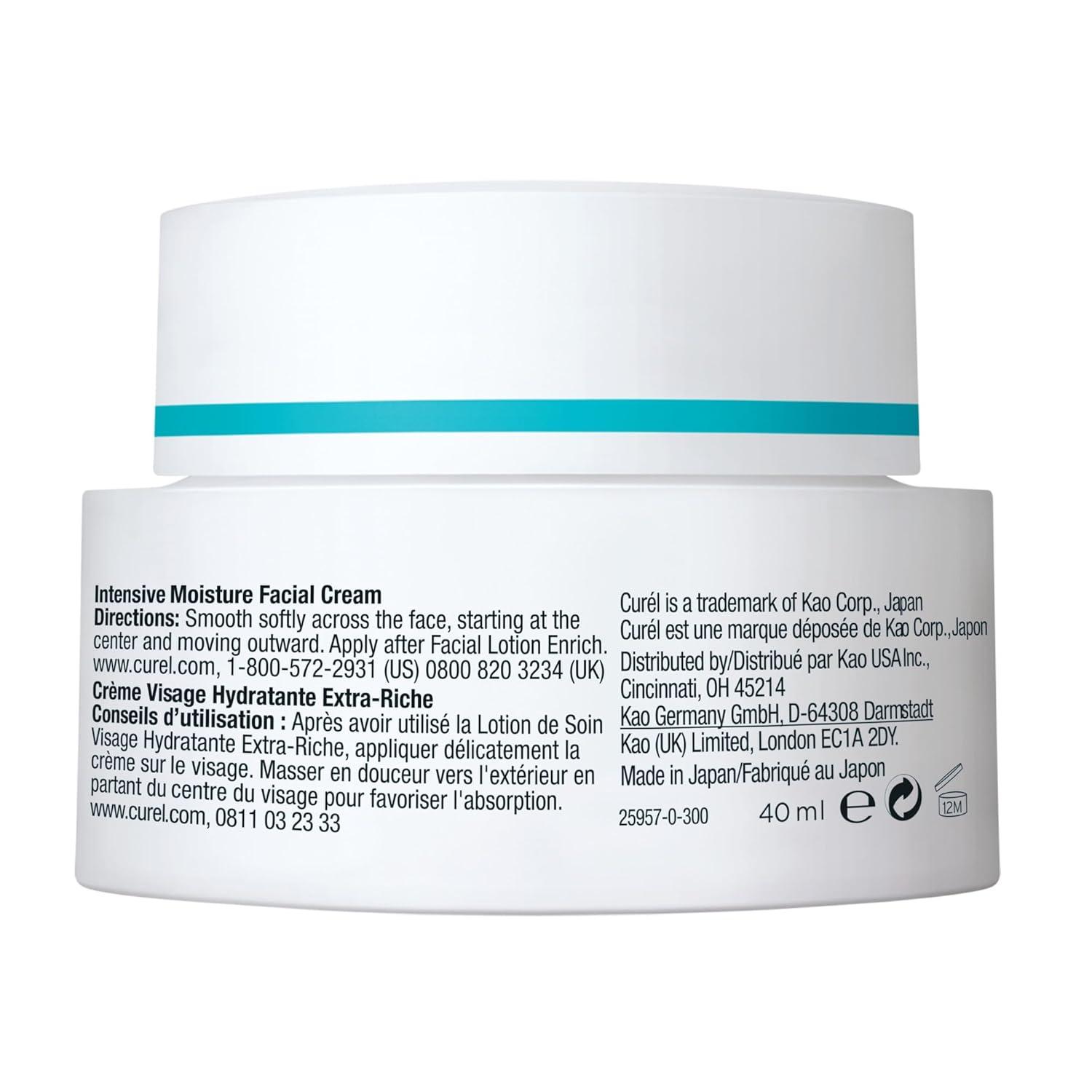 image:imageCurel Japanese Skin Care AntiWrinkle Hydrating Serum Lightweight Serum Fragrance Free amp Colorant Free For Sensitive Skin 13 OzIntensive Moisture Facial Cream