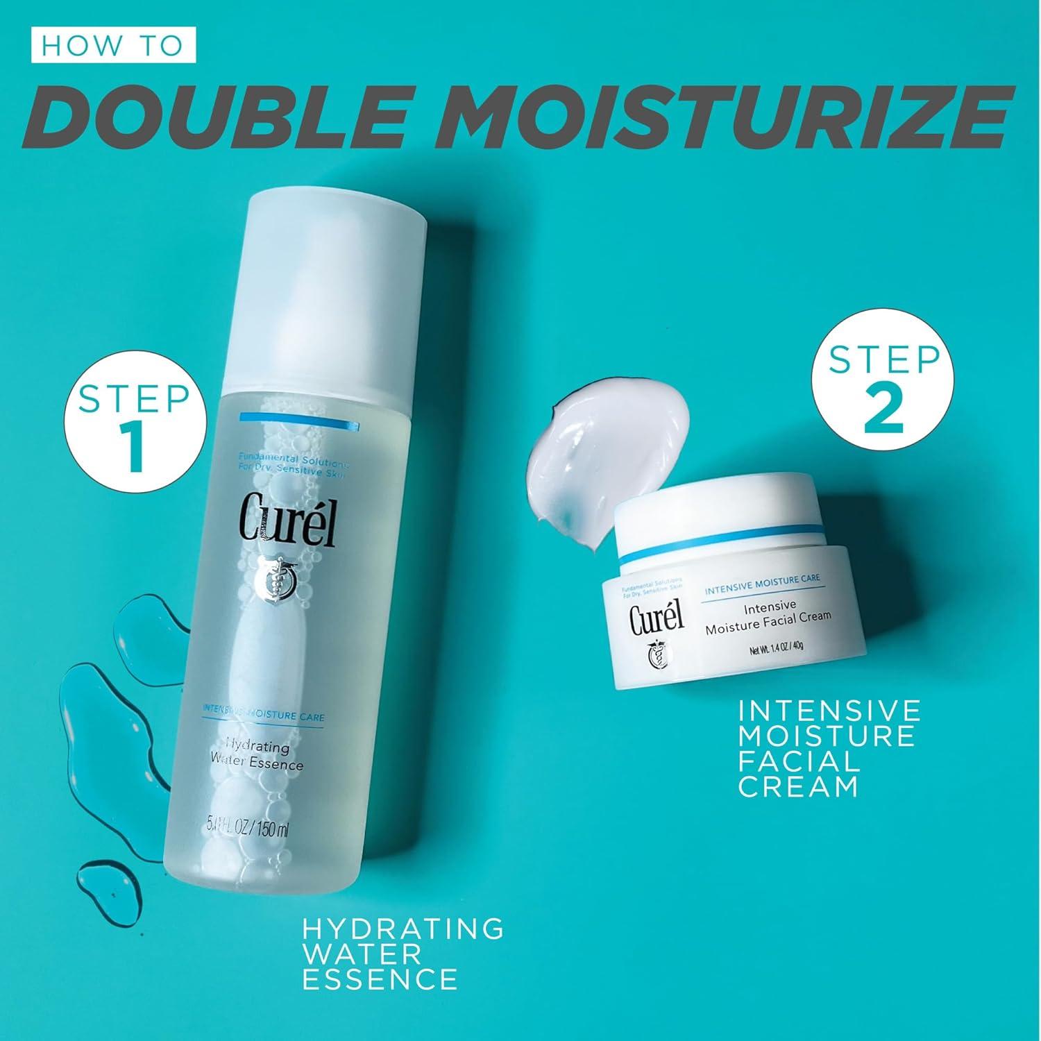 image:imageCurel Japanese Skin Care AntiWrinkle Hydrating Serum Lightweight Serum Fragrance Free amp Colorant Free For Sensitive Skin 13 OzIntensive Moisture Facial Cream