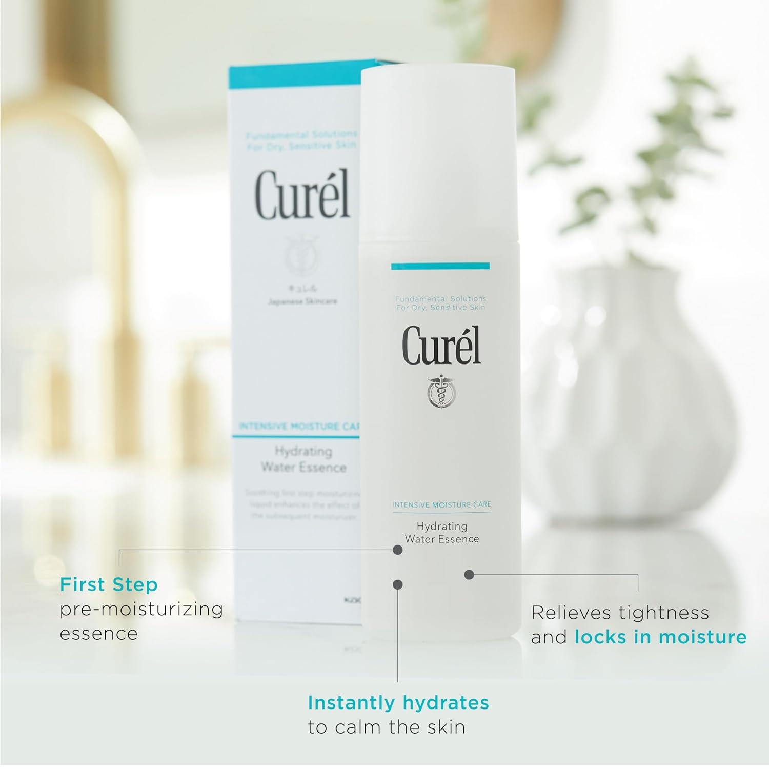 image:imageCurel Japanese Skin Care Hydrating Water Essence Toner Water Based Face Moisturizer for Dry Skin Serum for Face 5 OzHydrating Water Essence