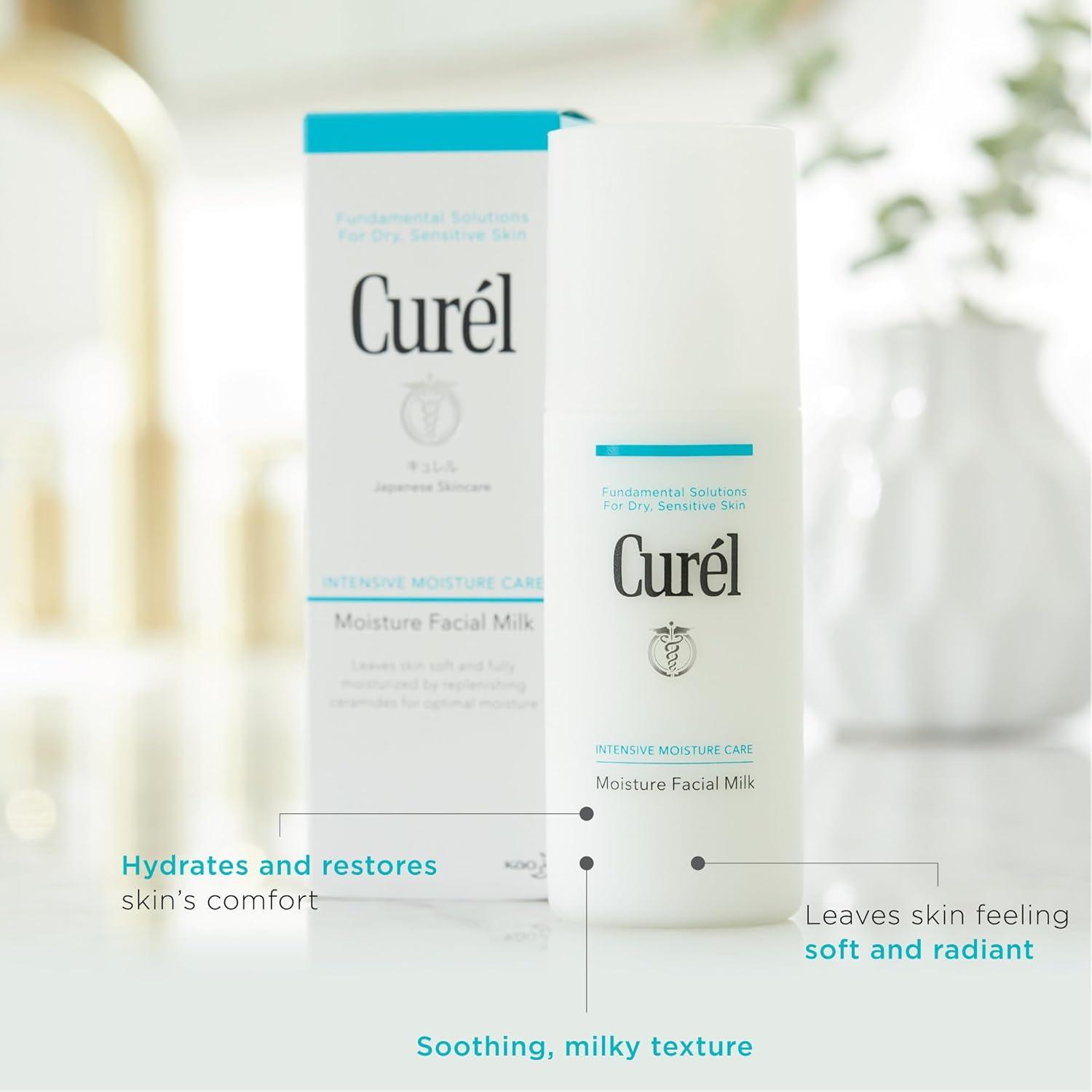 image:imageCurel Japanese Skin Care Hydrating Water Essence Toner Water Based Face Moisturizer for Dry Skin Serum for Face 5 OzMoisture Face Milk