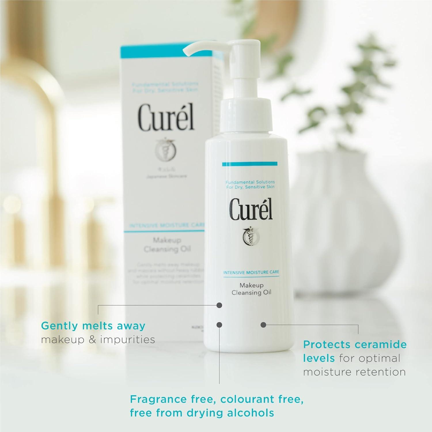 image:imageCurel Japanese Skin Care Makeup Cleansing Gel Waterproof Eye Makeup Remover and Gentle Facial Cleanser for Dry Sensitive Skin Step 1 of 2 45 Oz5 Fl Oz Pack of 1