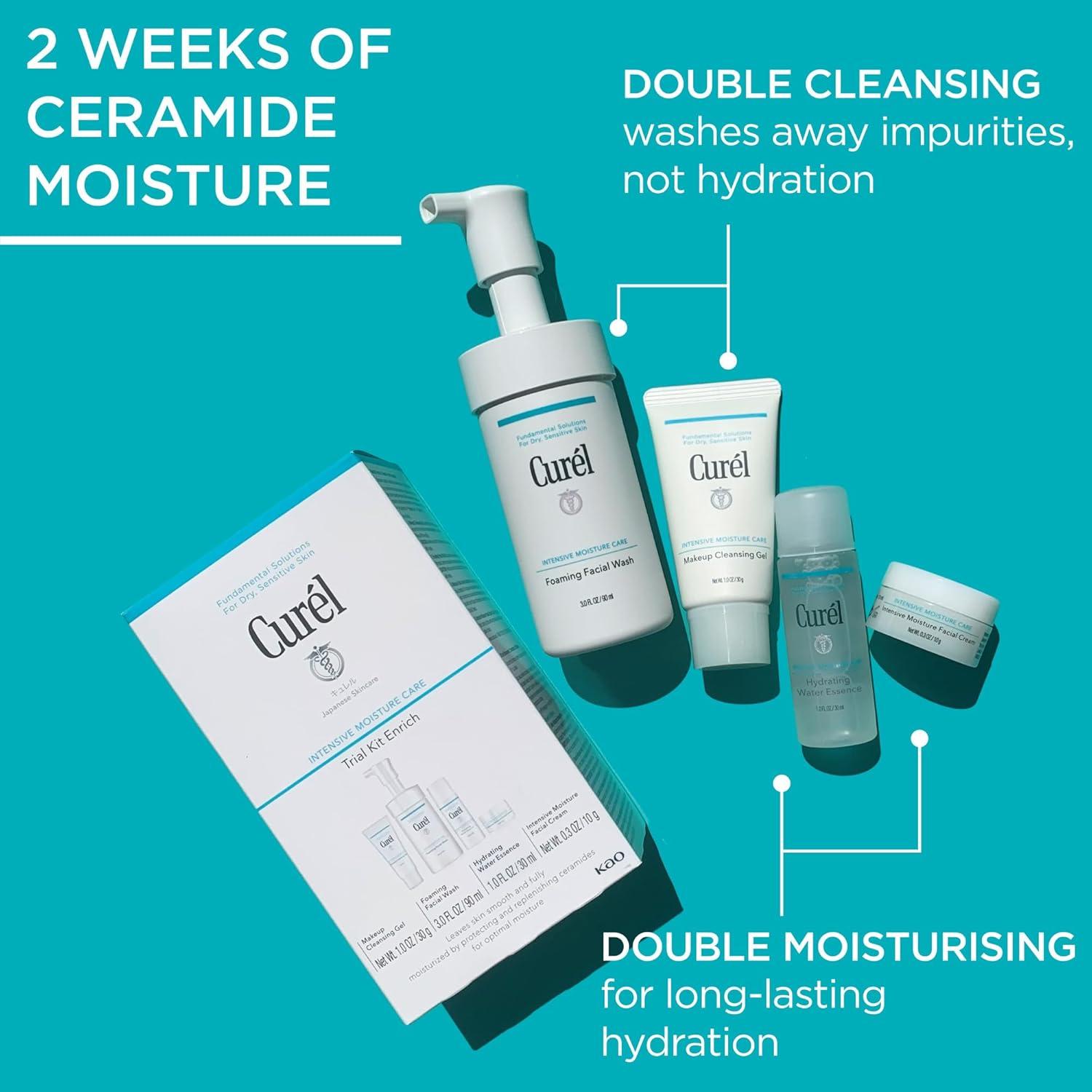 image:imageCurel Japanese Skin Care Travel Size Toiletries for Dry Sensitive Skin Travel Size Face Wash Lotion amp Makeup Remover