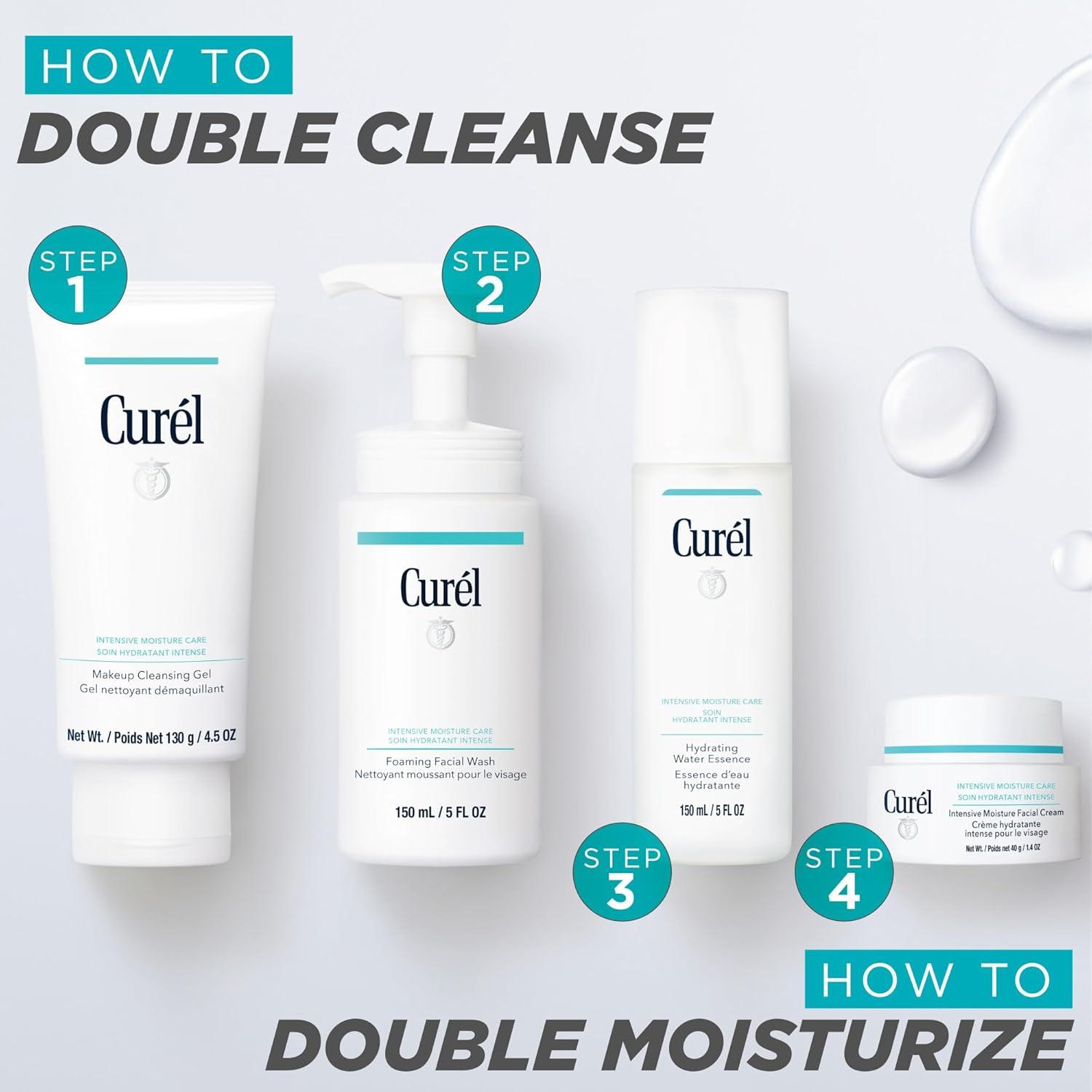image:imageCurel Japanese Skin Care Travel Size Toiletries for Dry Sensitive Skin Travel Size Face Wash Lotion amp Makeup Remover