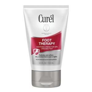 Curel Foot Therapy Cream, Soothing Lotion for Dry Cracked Feet, Quick Absorbing, with Shea Butter, Coconut Milk, and Vitamin E2, 3.5 Oz(3.5 Fl Oz (Pack of 1))
