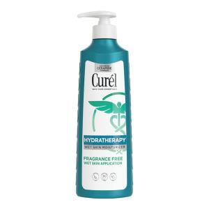 Curel Hydra Therapy In Shower Lotion, Itch Defense Body Moisturizer with Advanced Ceramide Complex, Vitamin E, & Oatmeal Extract, 12 Oz(Unscented)