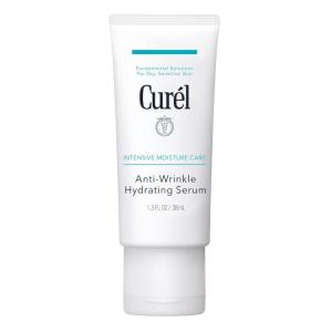 Curel Japanese Skin Care, Anti-Wrinkle Hydrating Serum, Lightweight Serum, Fragrance Free & Colorant Free, For Sensitive Skin, 1.3 Oz(Anti-Wrinkle Hydrating Serum)