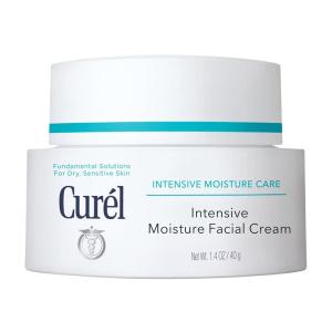 Curel Japanese Skin Care, Anti-Wrinkle Hydrating Serum, Lightweight Serum, Fragrance Free & Colorant Free, For Sensitive Skin, 1.3 Oz(Intensive Moisture Facial Cream)