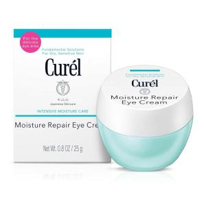 Curel Japanese Skin Care, Anti-Wrinkle Hydrating Serum, Lightweight Serum, Fragrance Free & Colorant Free, For Sensitive Skin, 1.3 Oz(Moisture Repair Eye Cream)