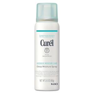 Curel Japanese Skin Care Deep Moisture Travel Size Spray, Moisturizer for Dry Skin, Face Hydrating Spray with Ceramides, 2 Oz