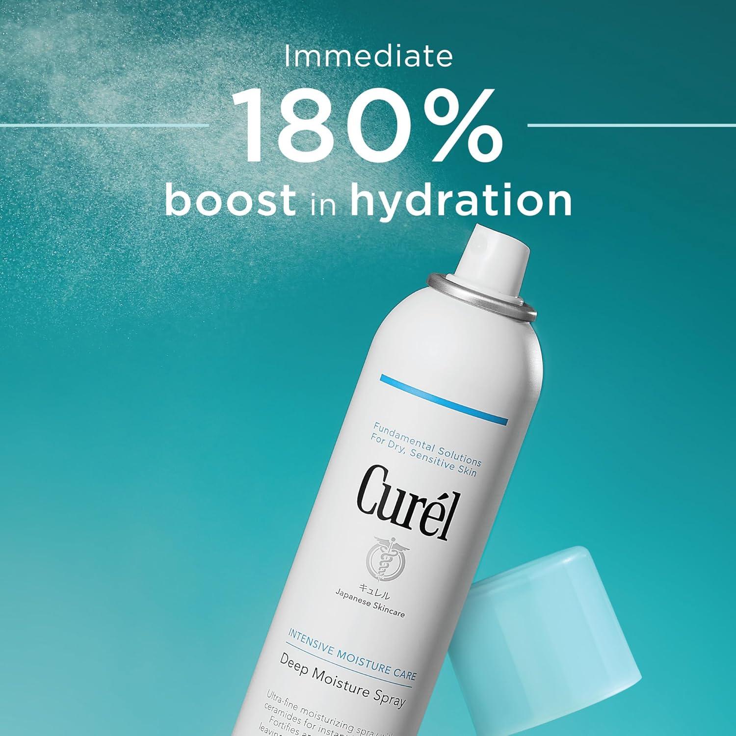 image:imageCurel Japanese Skin Care Deep Moisture Spray Moisturizer for Dry Skin Face Hydrating Spray with Ceramides 52 Oz